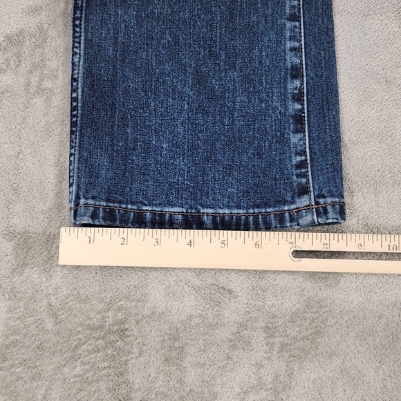 Wrangler Lainey Wilson Jeans Womens 33x34 Blue High Rise Bootcut Boot Hugger - Picture 13 of 15